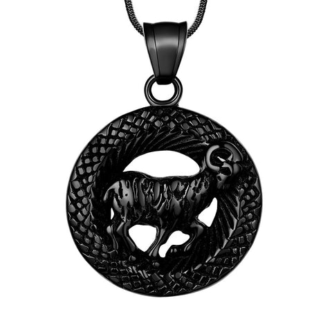 Men Zodiac Aries Necklace Pendant Star Sign Constellation Jewelry Women Boys Girls Birthday Gift - Aurora Tears Jewelry Men Zodiac Aries Necklace Pendant Star Sign Constellation Jewelry Women Boys Girls Birthday Gift - Aurora Tears Jewelry