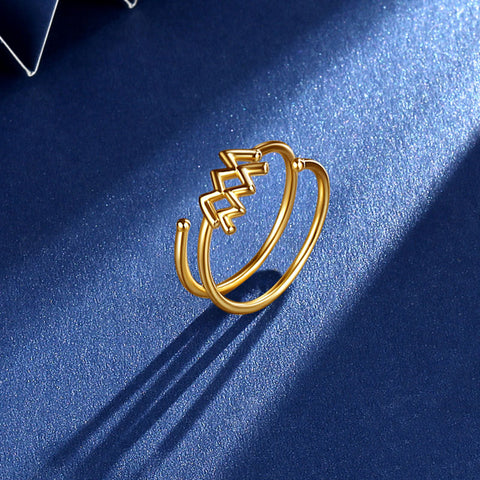 Wassermann Ringe Sternzeichen Schmuck Frauen Mädchen Geburtstagsgeschenke 925 Sterling Silber Wassermann Ringe Sternzeichen Schmuck Frauen Mädchen Geburtstagsgeschenke 925 Sterling Silber