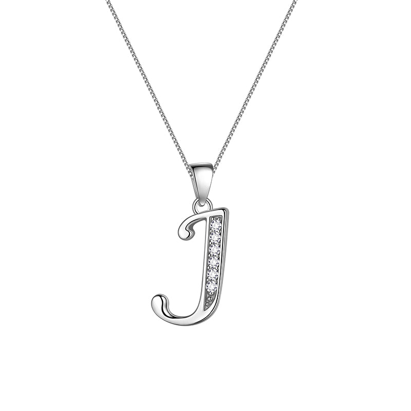 Letter Necklaces Initial Pendant Men Women Name Jewelry 925 Sterling Silver - Aurora Tears Jewelry Letter Necklaces Initial Pendant Men Women Name Jewelry 925 Sterling Silver - Aurora Tears Jewelry