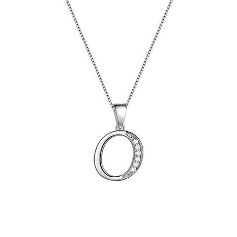 Letter Necklaces Initial Pendant Men Women Name Jewelry 925 Sterling Silver - Aurora Tears Jewelry Letter Necklaces Initial Pendant Men Women Name Jewelry 925 Sterling Silver - Aurora Tears Jewelry