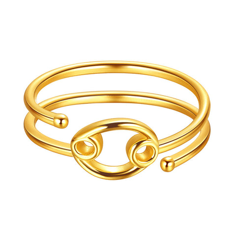 Cancro Anelli Segno zodiacale Gioielli Donne Ragazze Regali di compleanno Argento sterling 925 Cancro Anelli Segno zodiacale Gioielli Donne Ragazze Regali di compleanno Argento sterling 925
