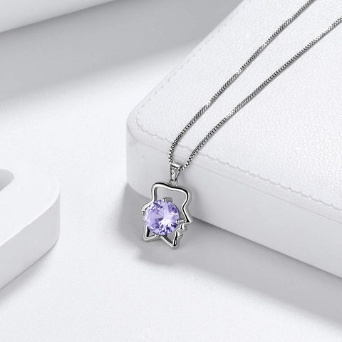 Collana dei Gemelli dello zodiaco Collana con pietra portafortuna di giugno, regalo di compleanno per gioielli da donna, regalo di compleanno per gioielli da donna Collana dei Gemelli dello zodiaco Collana con pietra portafortuna di giugno, regalo di compleanno per gioielli da donna, regalo di compleanno per gioielli da donna