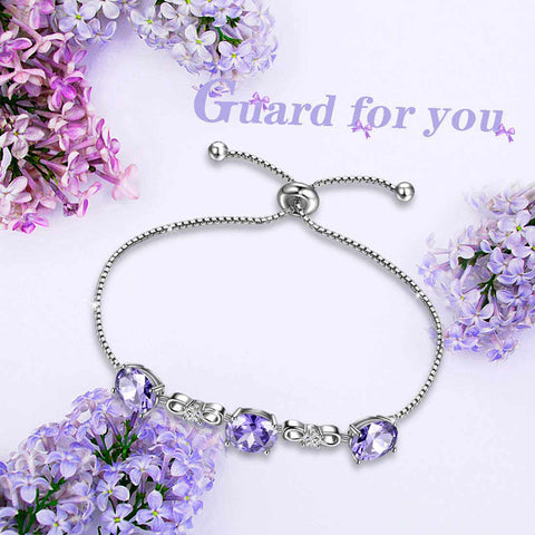 Runder Geburtsstein Juni Alexandrit Armband Damen Mädchen Schmuck Geburtstagsgeschenk Sterling Silber Runder Geburtsstein Juni Alexandrit Armband Damen Mädchen Schmuck Geburtstagsgeschenk Sterling Silber