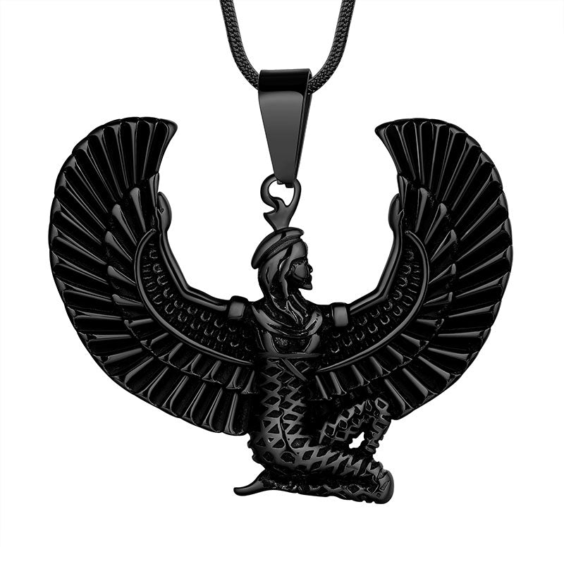 Ancient Egyptian Queen Pendant Necklace Stainless Steel - Necklaces - Aurora Tears Ancient Egyptian Queen Pendant Necklace Stainless Steel - Necklaces - Aurora Tears