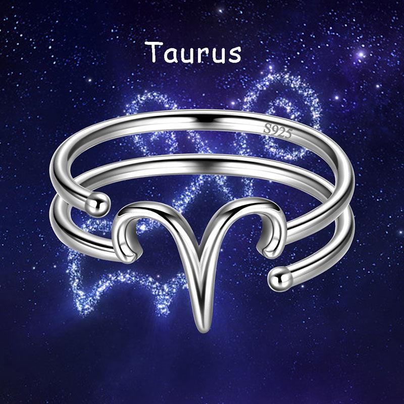 Aries Rings Zodiac Sign Jewelry 925 Sterling Silver - Rings - Aurora Tears Aries Rings Zodiac Sign Jewelry 925 Sterling Silver - Rings - Aurora Tears