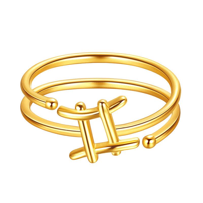Gemini Rings Zodiac Sign Jewelry 925 Sterling Silver - Rings - Aurora Tears Gemini Rings Zodiac Sign Jewelry 925 Sterling Silver - Rings - Aurora Tears