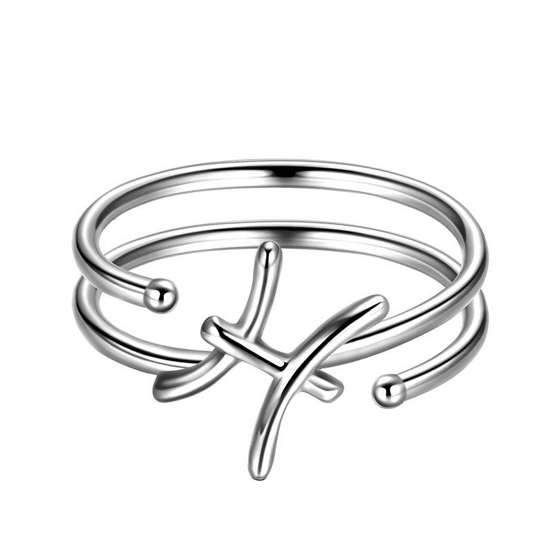 Pisces Rings Zodiac Sign Jewelry 925 Sterling Silver - Rings - Aurora Tears Pisces Rings Zodiac Sign Jewelry 925 Sterling Silver - Rings - Aurora Tears