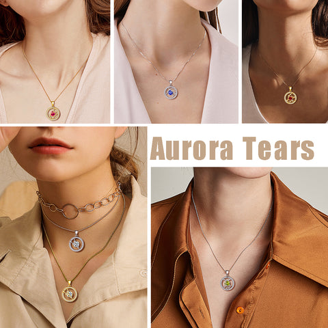 Zodiac Virgo Necklace August Birthstone Pendant Jewelry Women Girls Birthday Gift