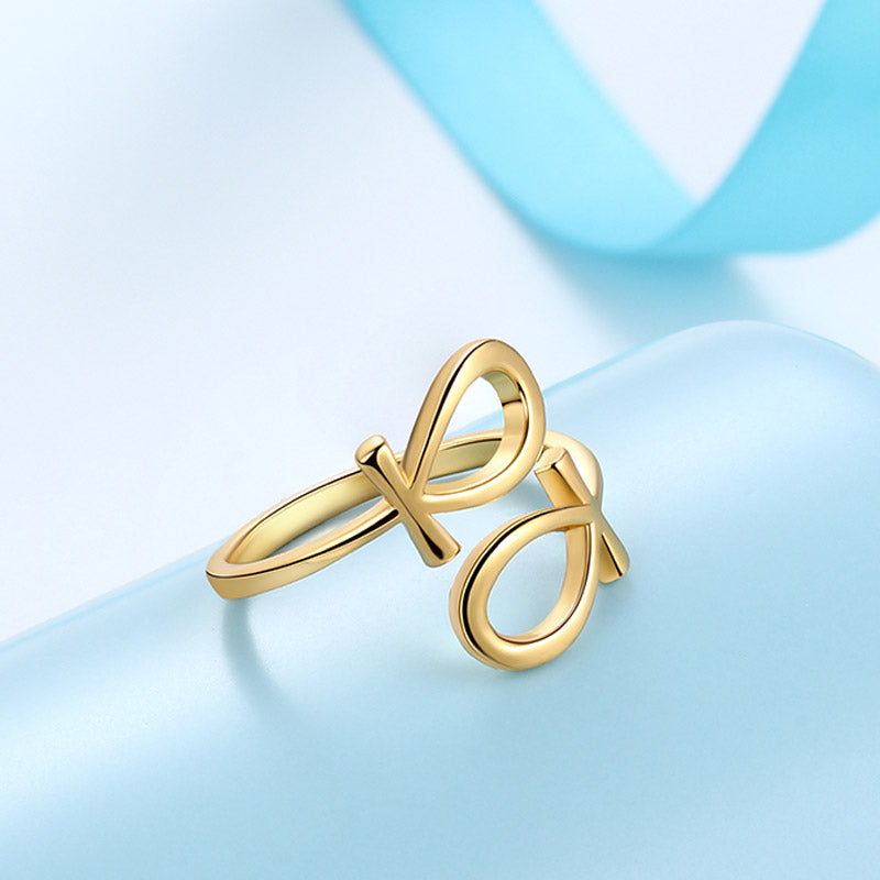 Anello Ankh Ovale In Argento Sterling 925 Per Uomo E Donna - Gioiello Con Croce Egizia - Regalo Simbolico