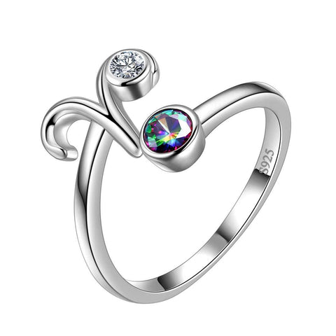 Aries Zodiac Open Rings 925 Sterling Silver Aurora Tears Jewelry