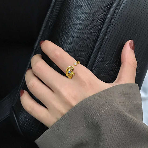 Antiguo Egipto Ojo de Horus Anillos Mujeres Hombres Joyería Regalo