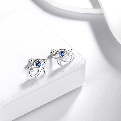 Pendientes de Ojo de Horus del antiguo Egipto, regalo de joyería para hombres y mujeres