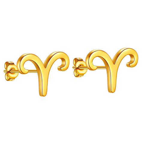 Wassermann-Ohrstecker für Damen und Mädchen – Sternbild-Astrologie-Horoskop-Schmuck – Geburtstagsgeschenk