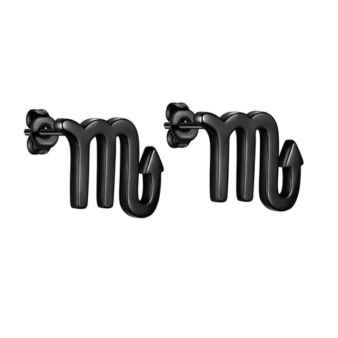 Cancer Stud Earrings Women Girls Constellation Astrology Horoscope Zodiac Jewelry Birthday Gift