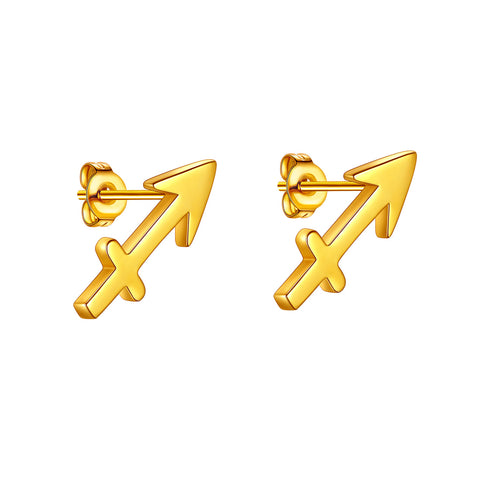 Jungfrau-Ohrstecker für Damen und Mädchen – Sternbild-Astrologie-Horoskop-Schmuck – Geburtstagsgeschenk