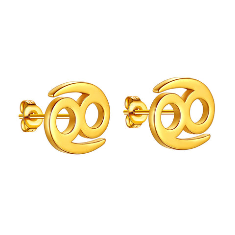 Orecchini a bottone Scorpione per donne e ragazze, costellazione, astrologia, oroscopo, zodiaco, gioielli, regalo di compleanno