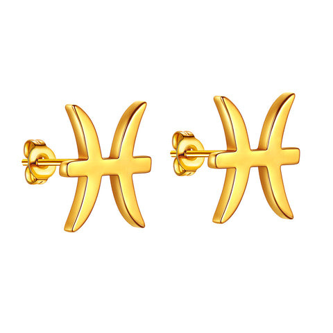 Orecchini a bottone Sagittario per donne e ragazze, costellazione, astrologia, oroscopo, zodiaco, gioielli, regalo di compleanno