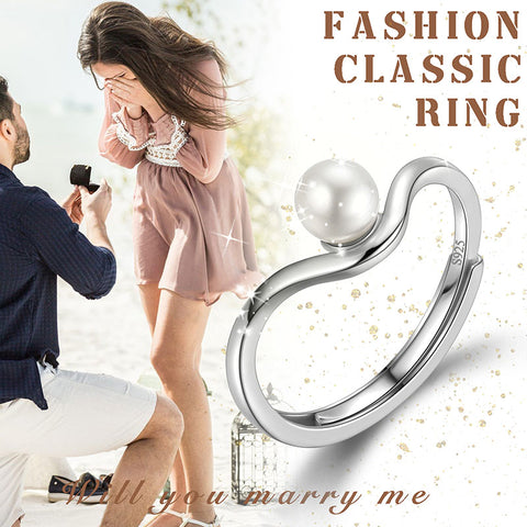 6 mm Süßwasserperlen-Ring für Damen und Mädchen, Schmuck aus 925er Sterlingsilber