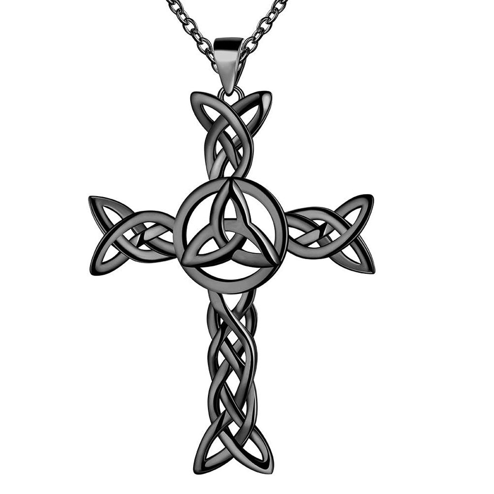 Collana Con Nodo Celtico E Pietra Portafortuna – Argento 925, Ciondolo Irlandese Per Donne, In Scatola Regalo