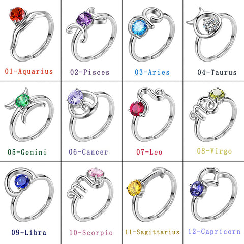 Cancer Ring June Alexandrite Birthstone Zodiac - Rings - Aurora Tears