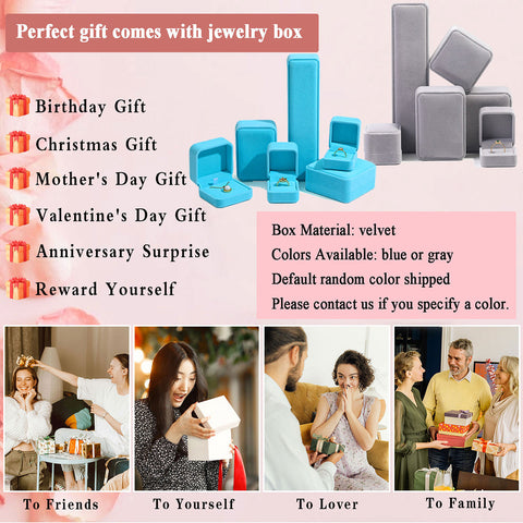 Pendientes colgantes de granate en forma de lágrima de 10 quilates para mujer, piedra natal de enero, joyería de plata de ley 925, regalo para mamá, abuela, Navidad, San Valentín o cumpleaños