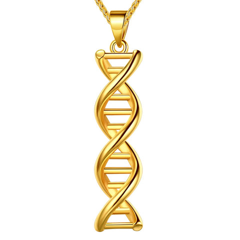 Infinity Spiral DNA Double Helix Colliers Femmes Bijoux Pendentif Aurora Tears