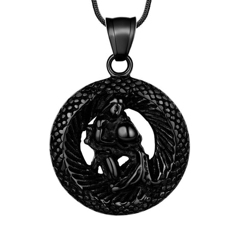 Men Zodiac Aquarius Necklace Pendant Star Sign Constellation Jewelry Women Boys Girls Birthday Gift - Aurora Tears Jewelry