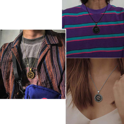Men Zodiac Pisces Necklace Pendant Star Sign Constellation Jewelry Women Boys Girls Birthday Gift