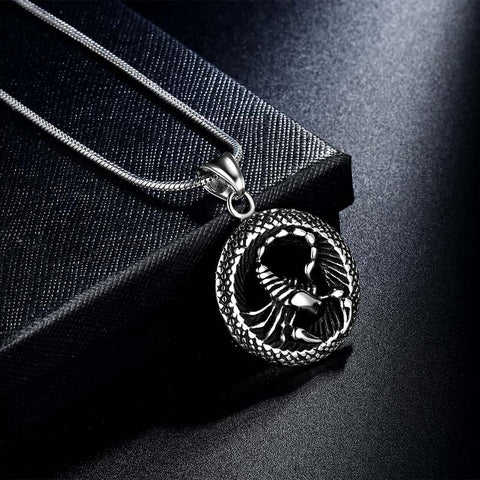 Uomo Zodiaco Scorpione Collana Ciondolo Segno zodiacale Costellazione Gioielli Donna Ragazzi Ragazze Regalo di compleanno
