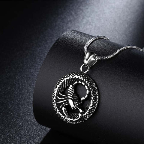 Uomo Zodiaco Scorpione Collana Ciondolo Segno zodiacale Costellazione Gioielli Donna Ragazzi Ragazze Regalo di compleanno