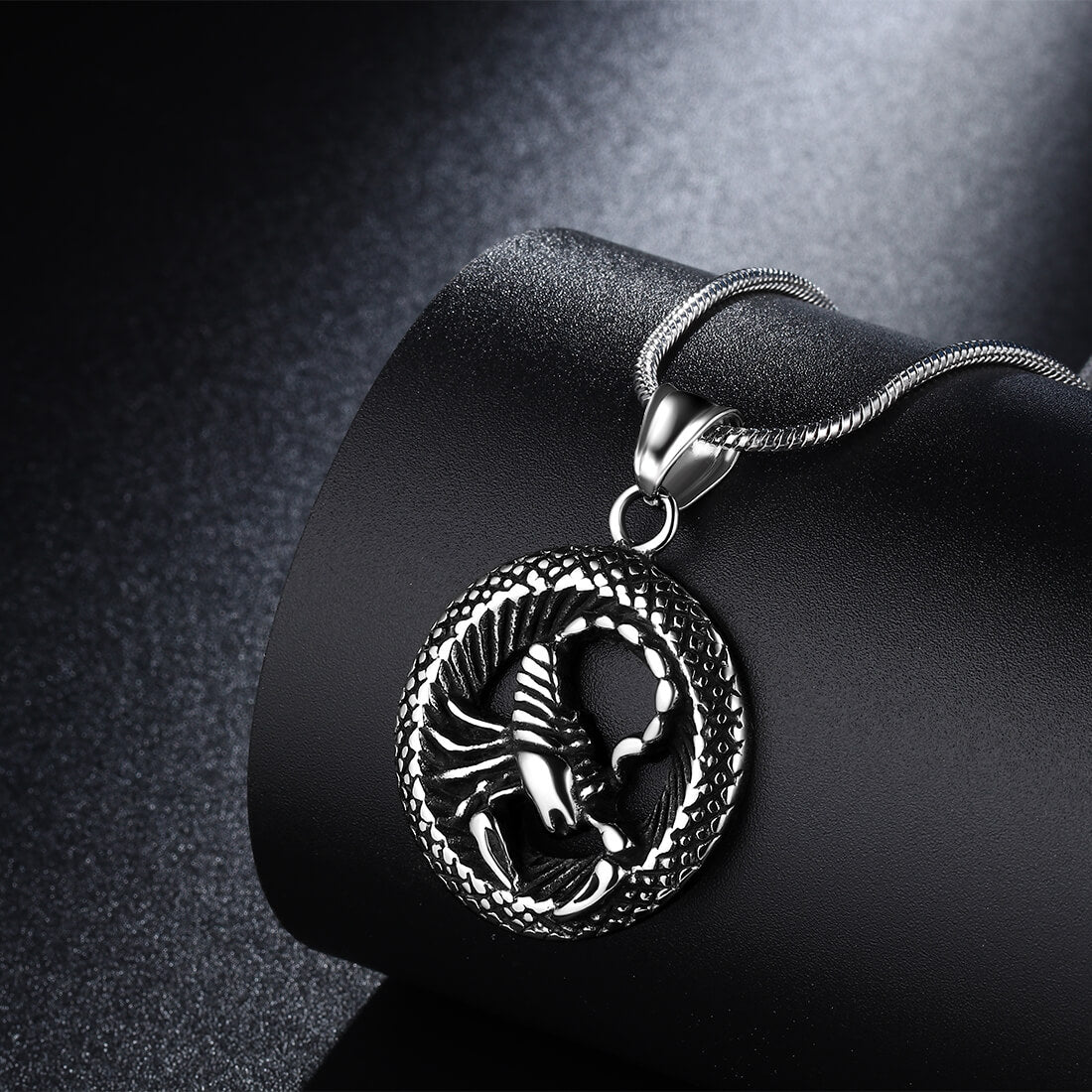 Men Zodiac Scorpio Necklace Pendant Star Sign Constellation Jewelry Women Boys Girls Birthday Gift - Aurora Tears Jewelry