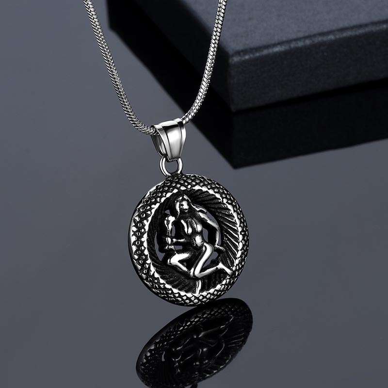 Men Zodiac Virgo Necklace Pendant Star Sign Constellation Jewelry Women Boys Girls Birthday Gift - Aurora Tears Jewelry