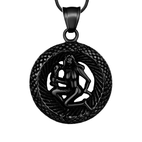 Uomo Zodiaco Vergine Collana Ciondolo Segno zodiacale Costellazione Gioielli Donna Ragazzi Ragazze Regalo di compleanno