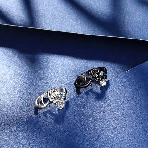 Damen-Rosenring, 3D-Rosenblume, offener Ring, Schmuck, M?dchen, Valentinstagsgeschenke