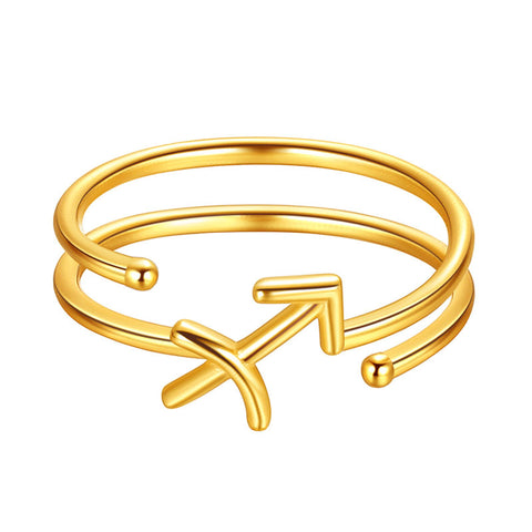 Schütze Ringe Sternzeichen Schmuck Frauen Mädchen Geburtstagsgeschenke 925 Sterling Silber