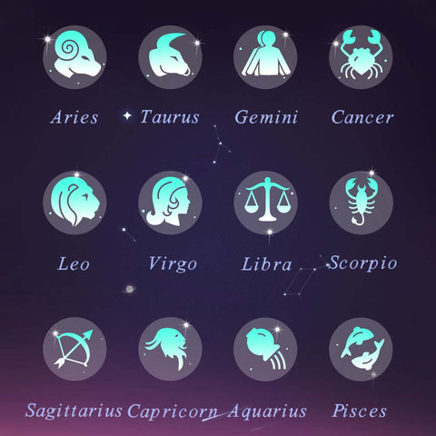 Zodiac Gemini Necklace June Birthstone Pendant Women Girls Jewelry Birthday Gift Women Girls Jewelry Birthday Gift
