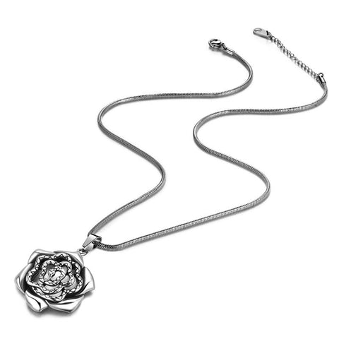 Collana con Serpente e Luna in Argento Sterling - Jewelry Collana con Serpente e Luna in Argento Sterling - Jewelry