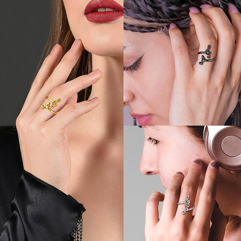 Anillos de notas musicales para mujer, joyería musical con clave de sol, regalos para chicas amantes de la música