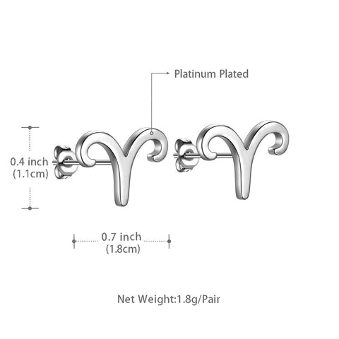 Wassermann-Ohrstecker für Damen und Mädchen – Sternbild-Astrologie-Horoskop-Schmuck – Geburtstagsgeschenk