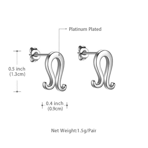 Steinbock-Ohrstecker für Damen und Mädchen – Sternbild-Astrologie-Schmuck, Geburtstagsgeschenk
