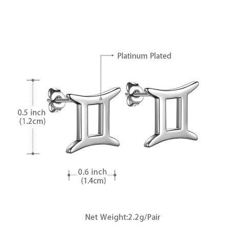 Widder-Ohrstecker für Damen und Mädchen – Sternbild-Astrologie-Horoskop-Schmuck – Geburtstagsgeschenk