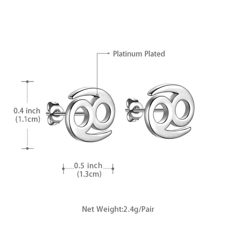 Orecchini a bottone Scorpione per donne e ragazze, costellazione, astrologia, oroscopo, zodiaco, gioielli, regalo di compleanno