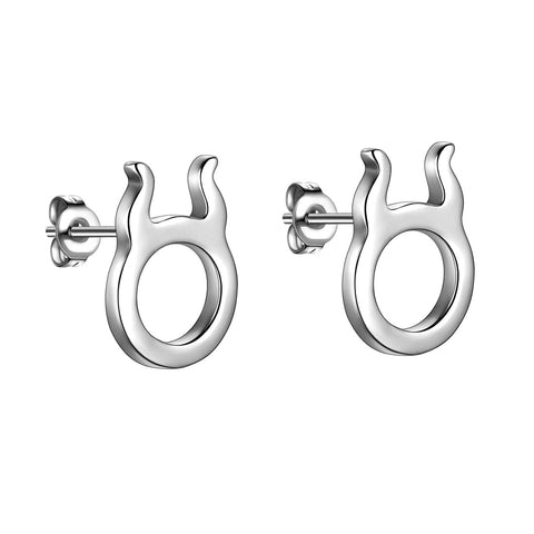 Pendientes de Tauro para mujer y niña, constelación, astrología, horóscopo, joyería del zodiaco, regalo de cumpleaños