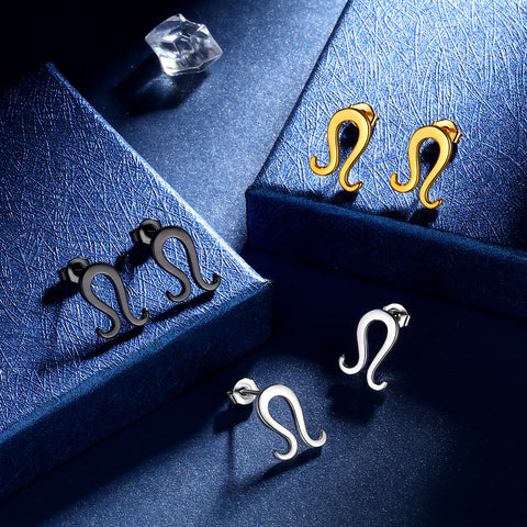 Steinbock-Ohrstecker für Damen und Mädchen – Sternbild-Astrologie-Schmuck, Geburtstagsgeschenk