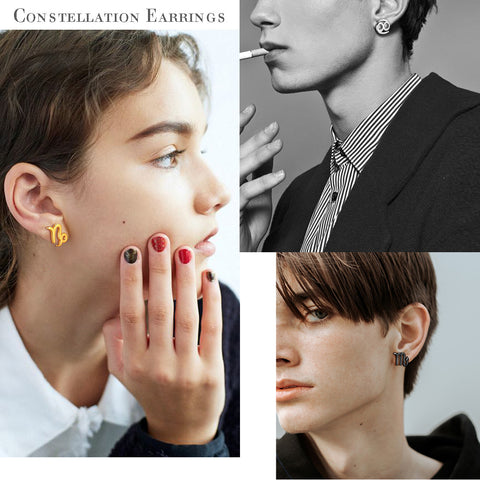 Zwillinge-Ohrstecker für Damen und Mädchen – Sternbild-Astrologie-Horoskop-Schmuck – Geburtstagsgeschenk