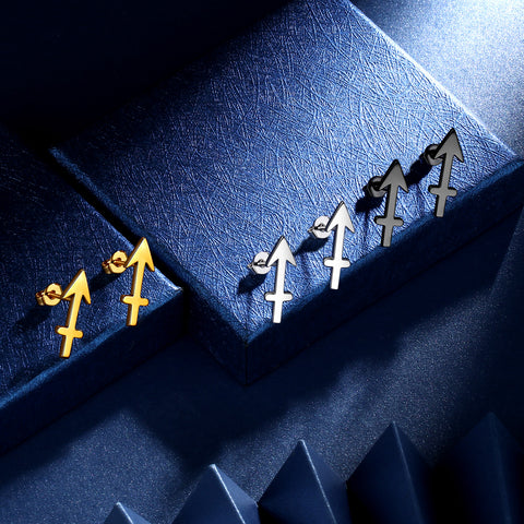 Jungfrau-Ohrstecker für Damen und Mädchen – Sternbild-Astrologie-Horoskop-Schmuck – Geburtstagsgeschenk