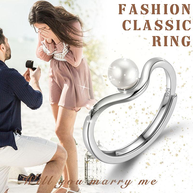 6MM Freshwater Pearl Ring 925 Sterling Silver Fine Jewelry - Rings - Aurora Tears