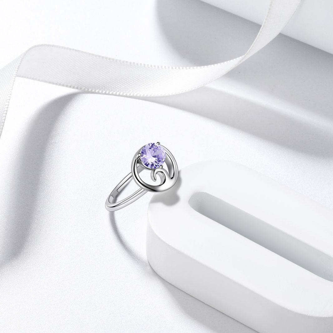 Cancer sales birthstone ring