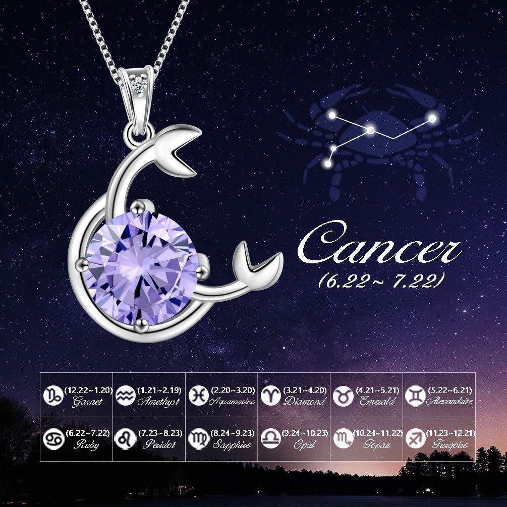1/20 CT. T.W. Diamond Cancer Zodiac Sign Outline Pendant in Sterling Silver  | Zales Outlet