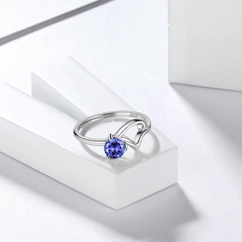 Capricorn Ring December Tanzanite Birthstone Zodiac - Rings - Aurora Tears